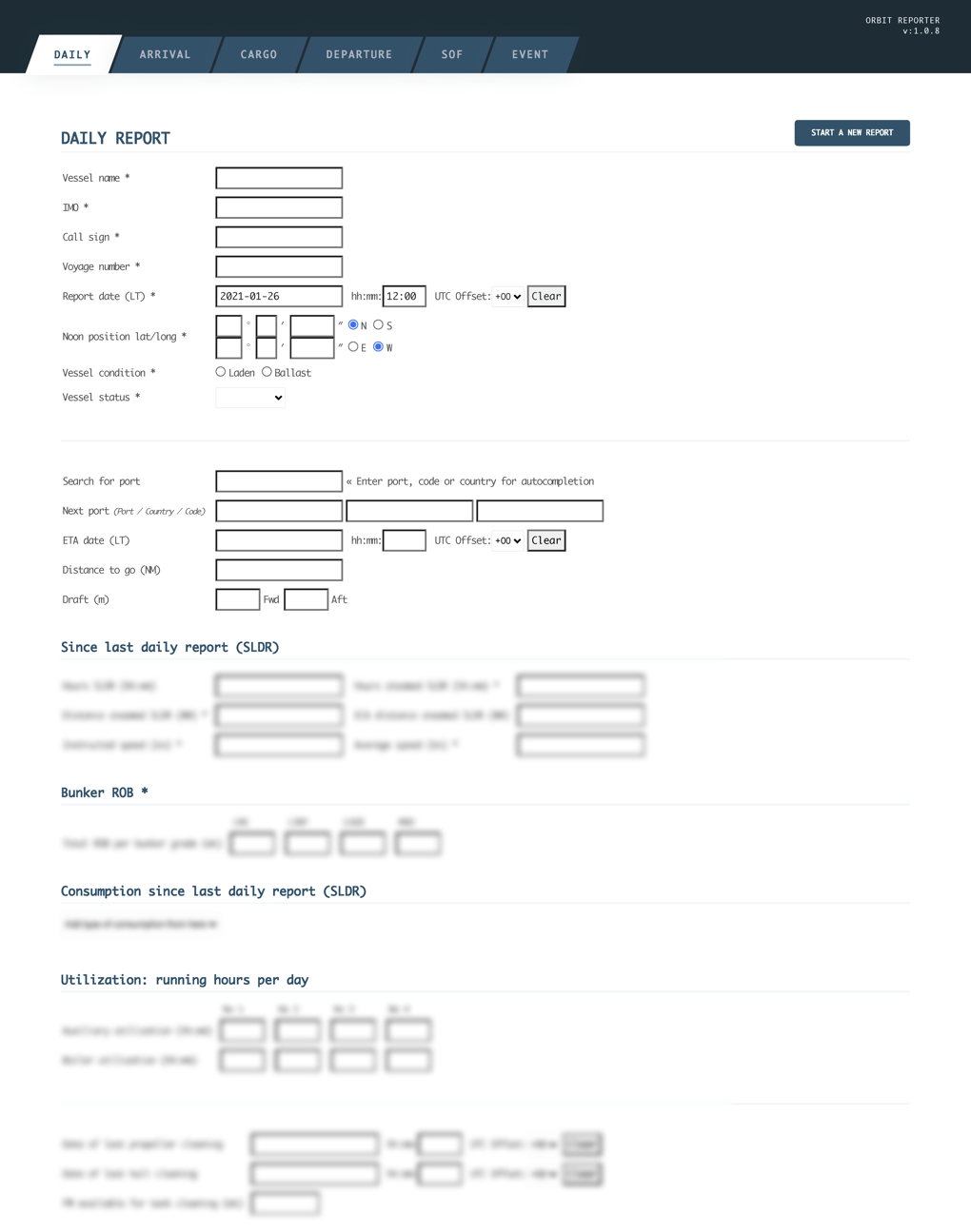 Noon Reporting App