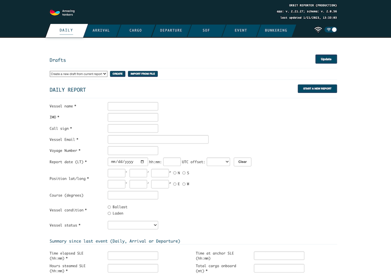 Orbit Reporter Screenshot